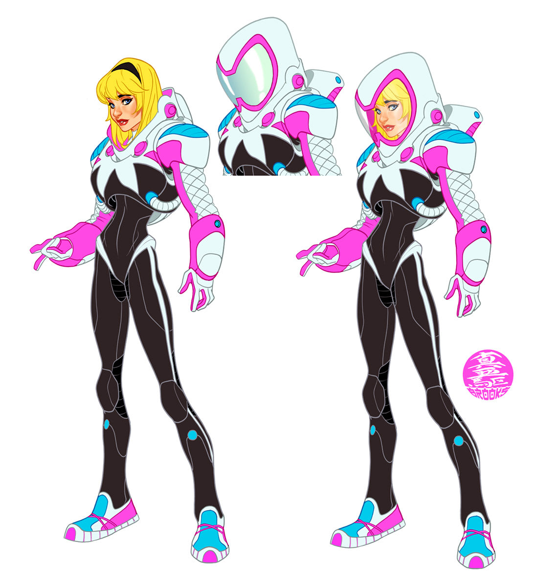 Spider-Gwen's new space suit!