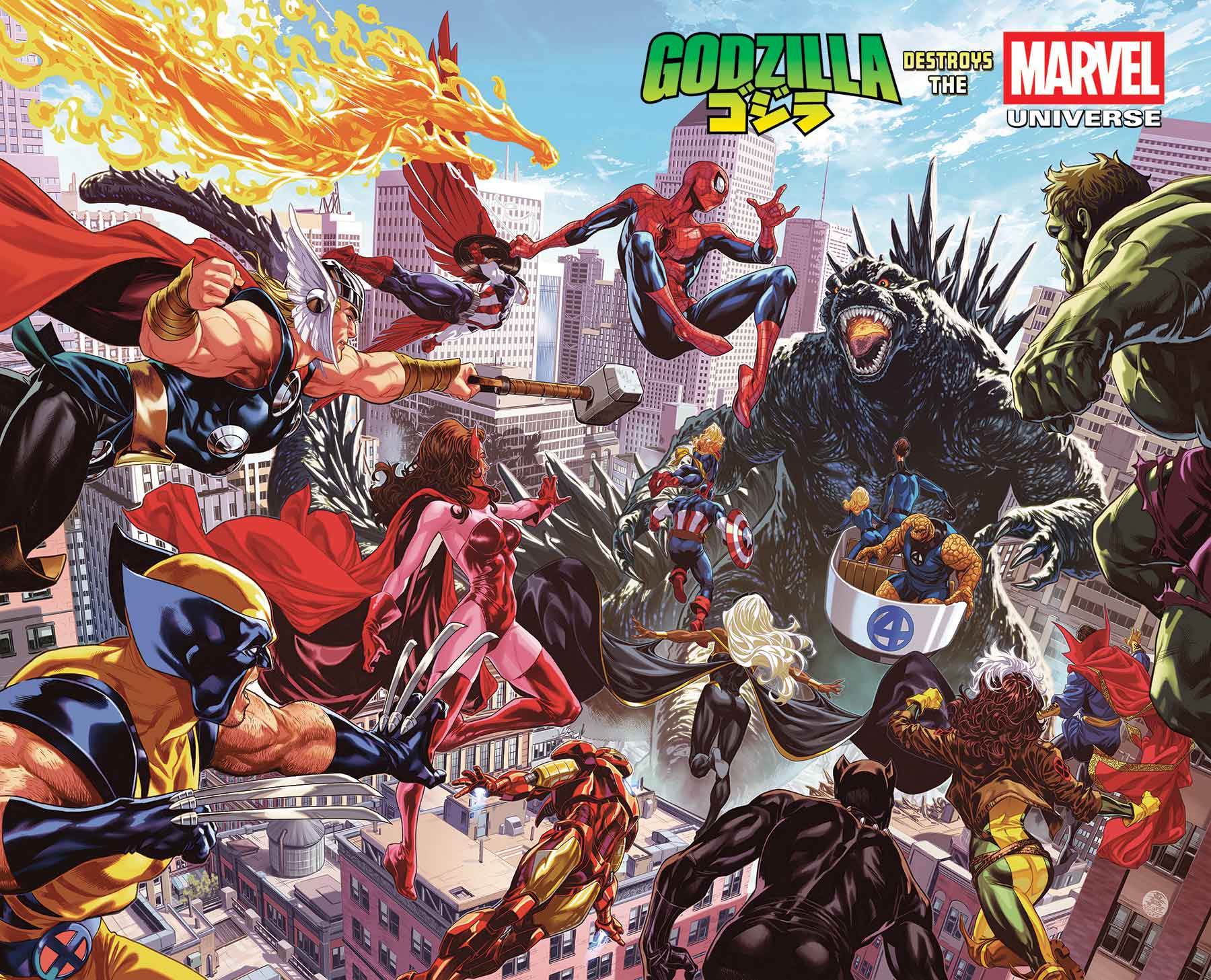 Godzilla Destroys the Marvel Universe (2025) #1