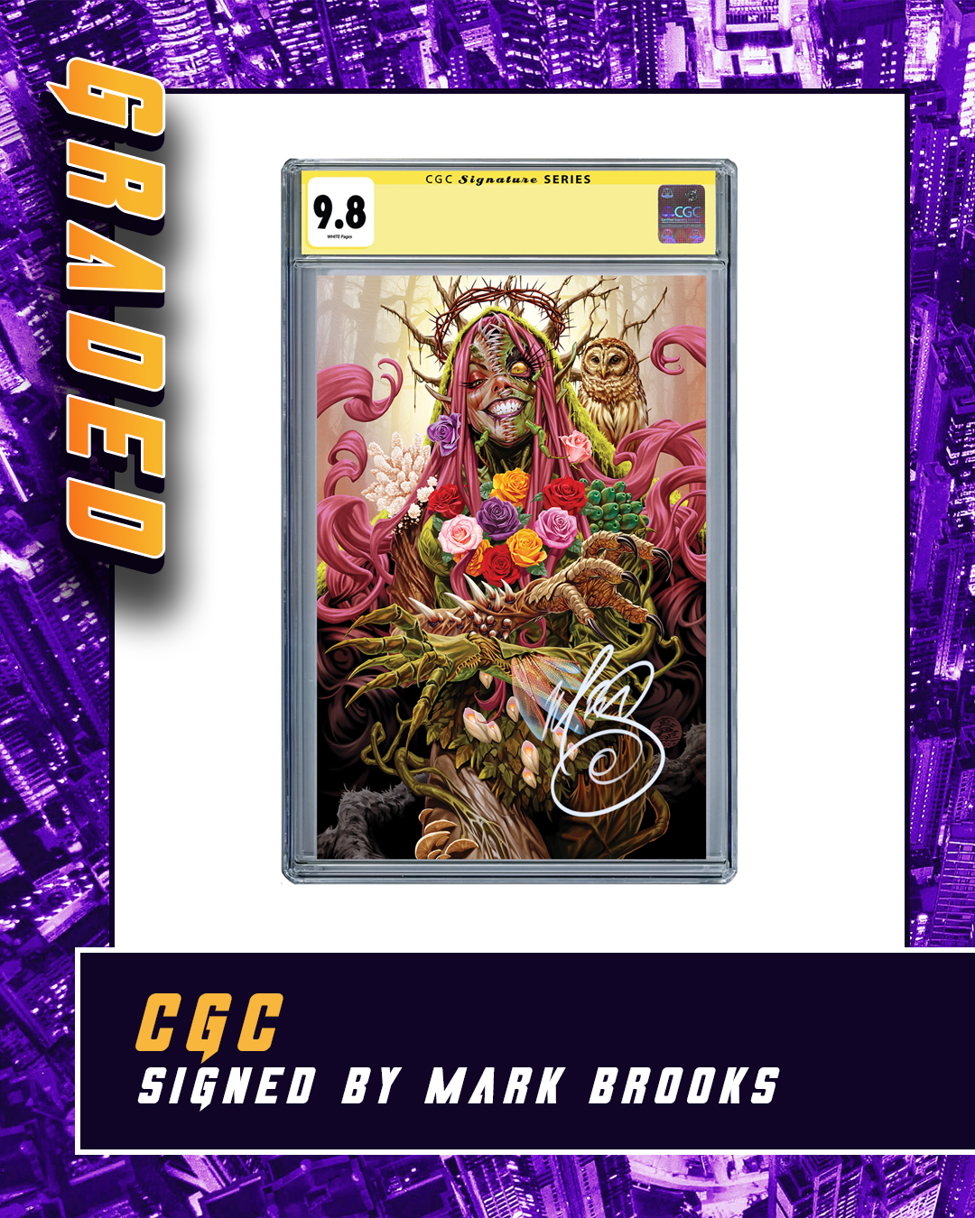 Mark Brooks Absolute Batman #17 - Exclusive: The REAL Poison Ivy CARD STOCK REGULAR Variant Cover Megacon Exclusive