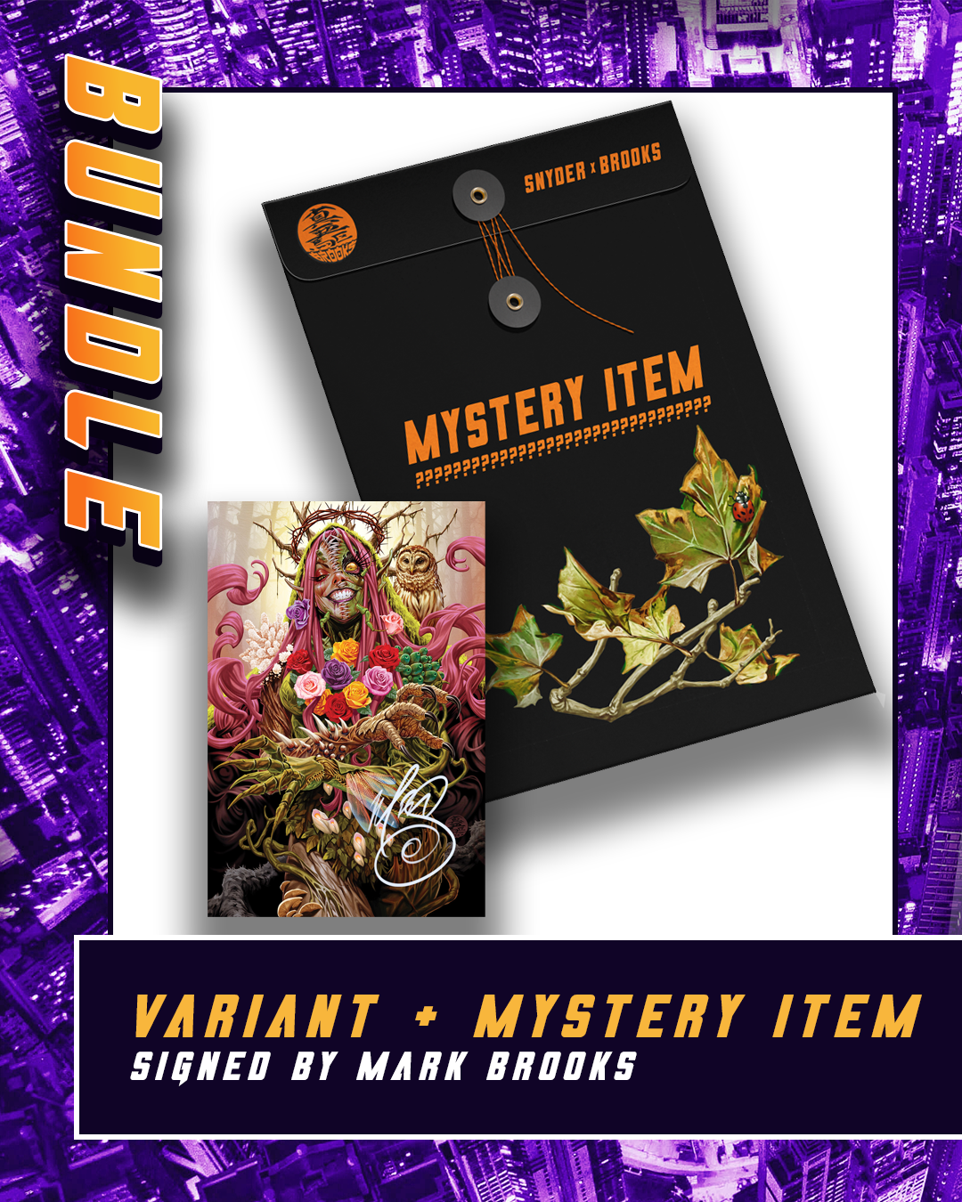 Mark Brooks Absolute Batman #17 - Exclusive: The REAL Poison Ivy CARD STOCK REGULAR Variant Cover Megacon Exclusive