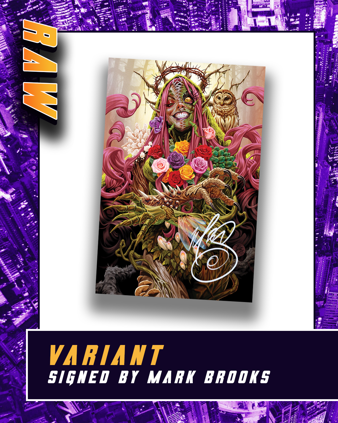 Mark Brooks Absolute Batman #17 - Exclusive: The REAL Poison Ivy CARD STOCK REGULAR Variant Cover Megacon Exclusive