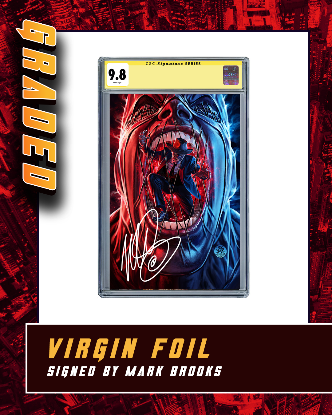 VIRGIN FOIL-Absolute Batman #19 – Mark Brooks Exclusive Variant Cover – First Appearance of Scarecrow (Heavy Stock Foil)