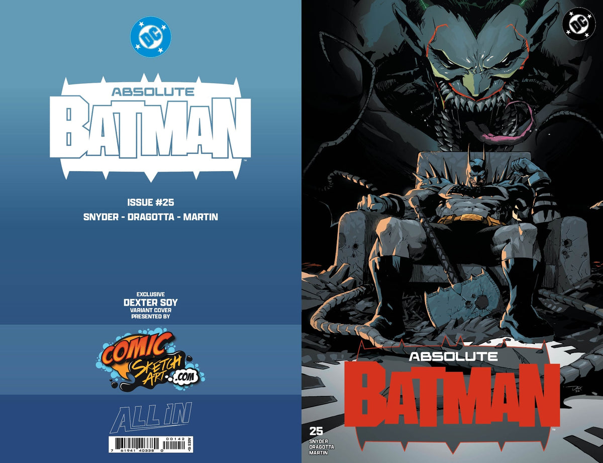 🦇 BROOKS BRIGADE EXCLUSIVE: ABSOLUTE BATMAN #25 — DEXTER SOY CARDSTOCK DROP!