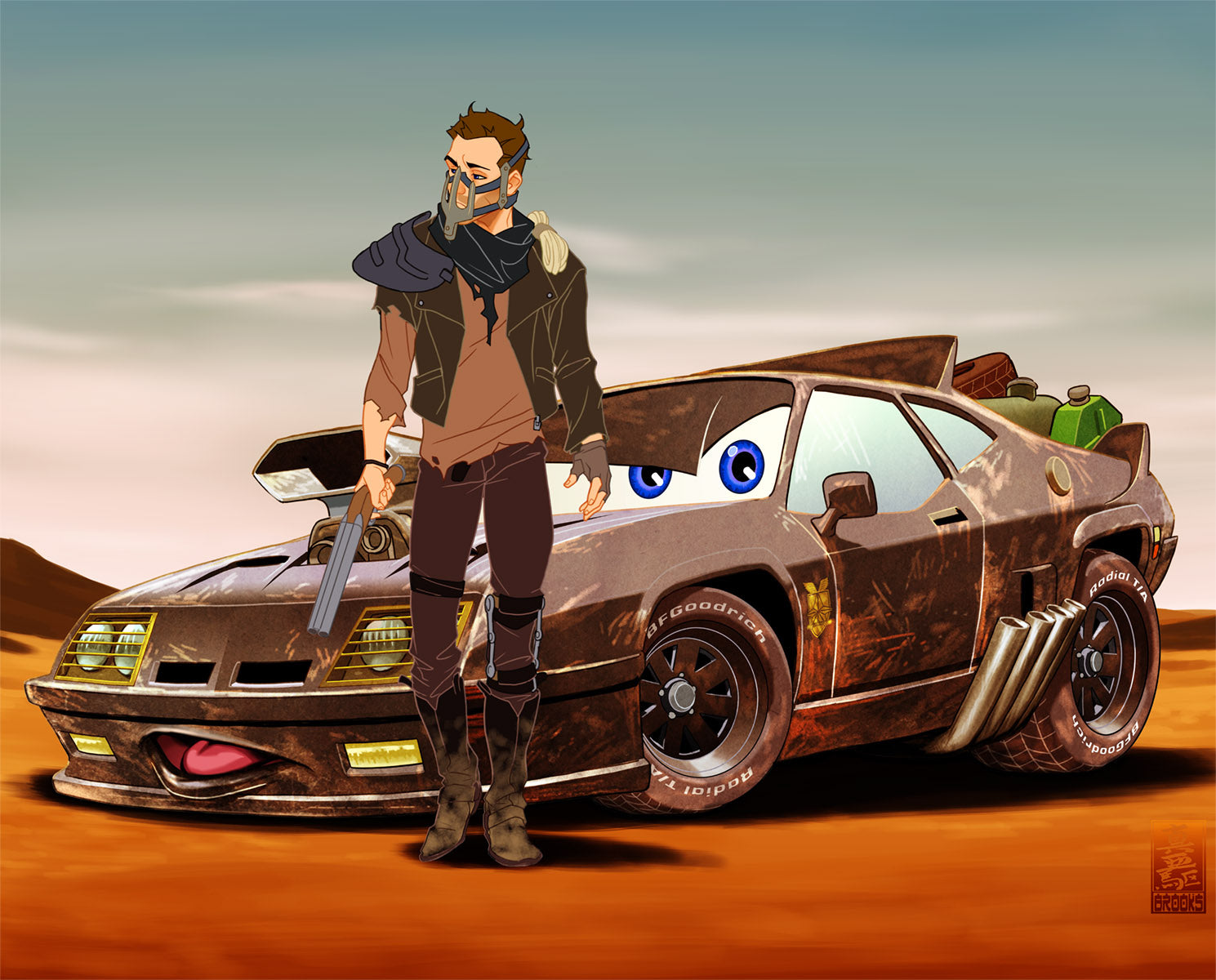 Mark Brooks D-fied: Max in front of the interceptor