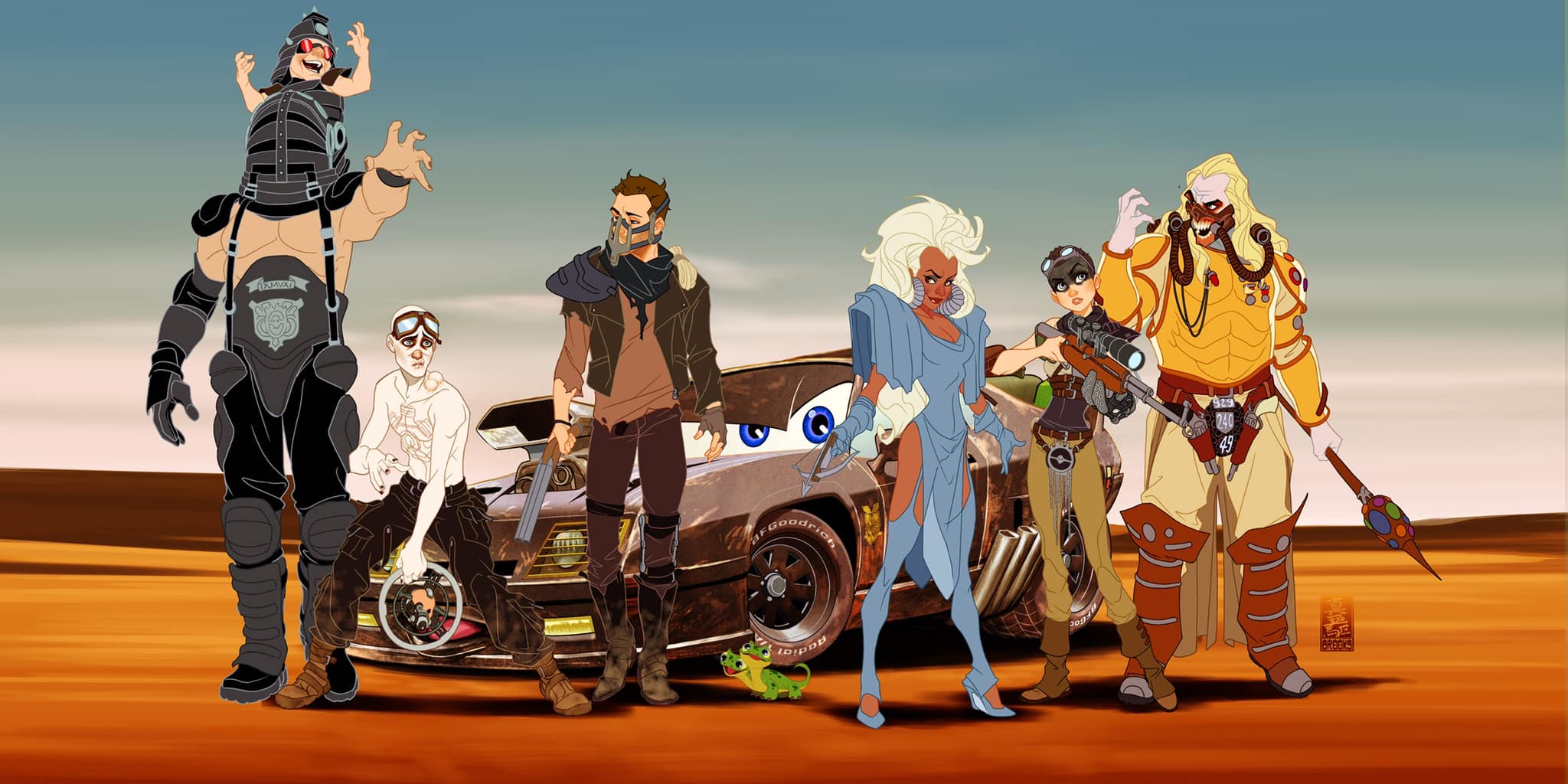 Mad Max Art Gallery by Mark Brooks | Comic Illustrations