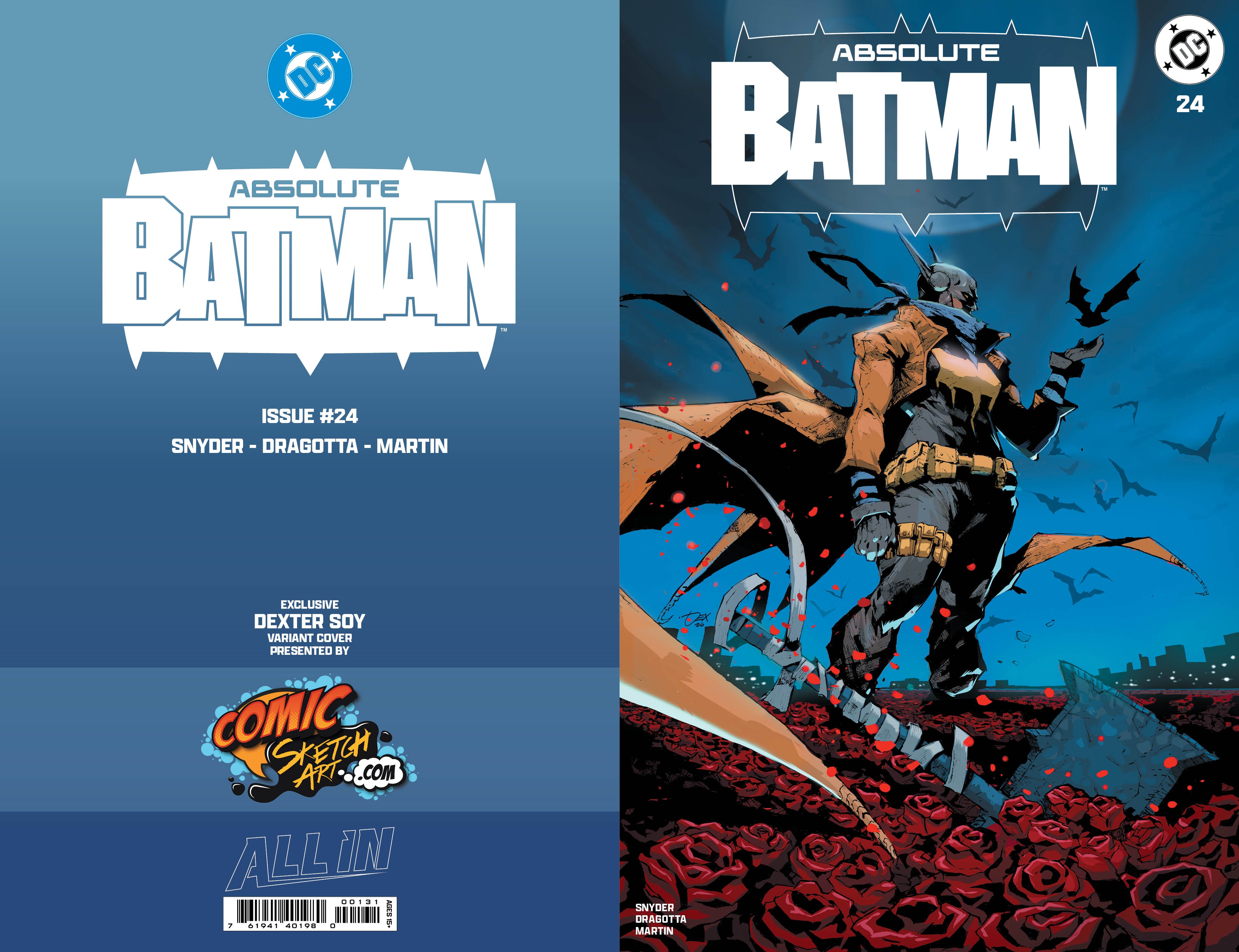 DEXTER SOY PRESALE: Absolute Batman #24 (Brooks Brigade)