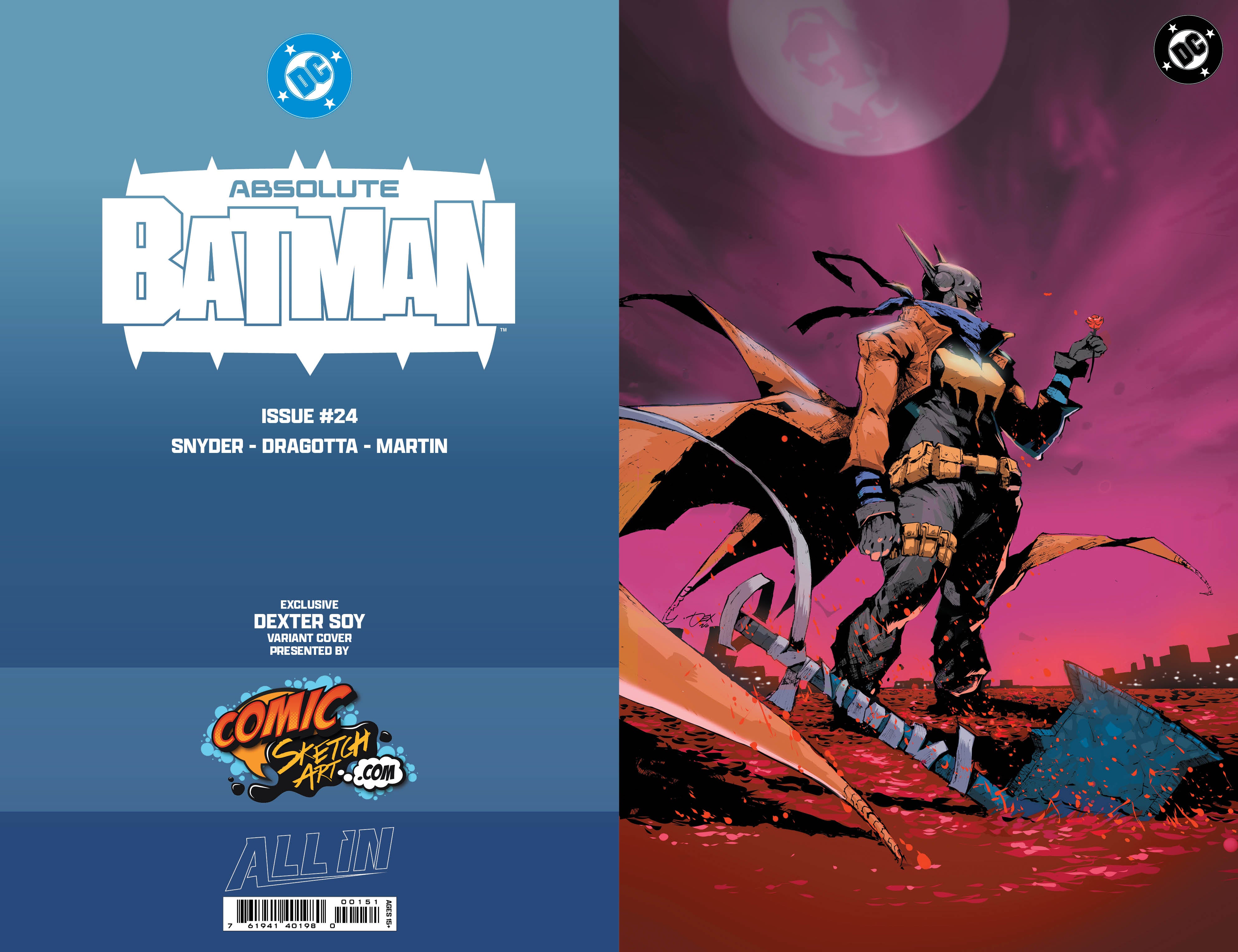 DEXTER SOY PRESALE: Absolute Batman #24 (Brooks Brigade)