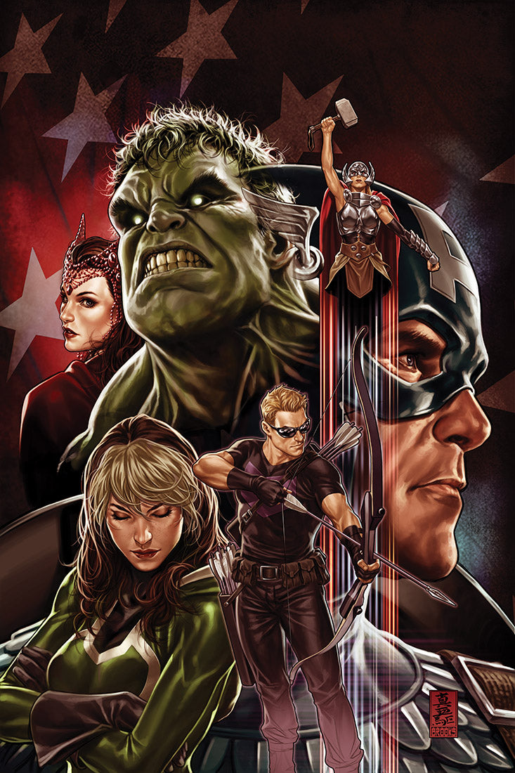 Mark Brooks: Thor, Scarlet Witch, Hulk, Rogue, Captain America, Hawkeye