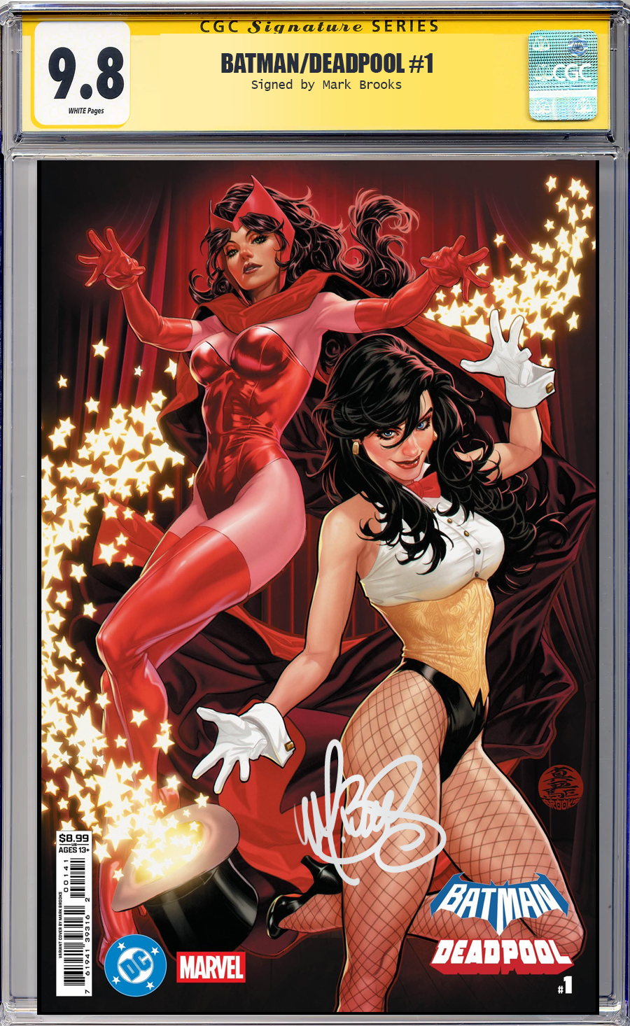 PREORDER Batman/Deadpool #1 - Cover art featuring Scarlet Witch and Zatanna.