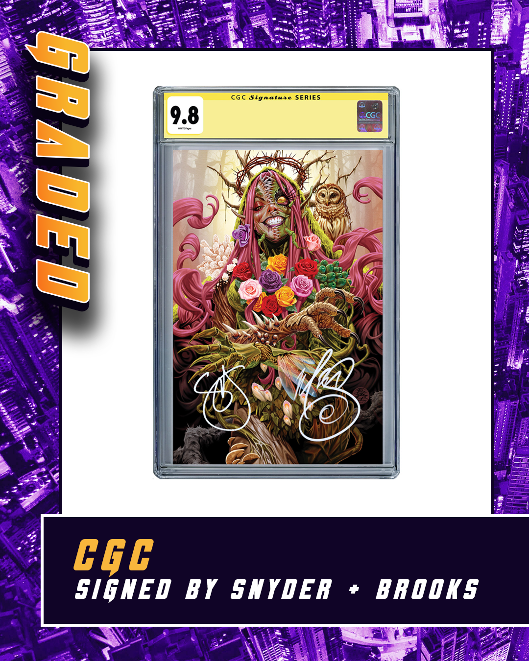 Mark Brooks Absolute Batman #17 -  Exclusive: The REAL Poison Ivy CARD STOCK REGULAR Variant Cover Megacon Exclusive