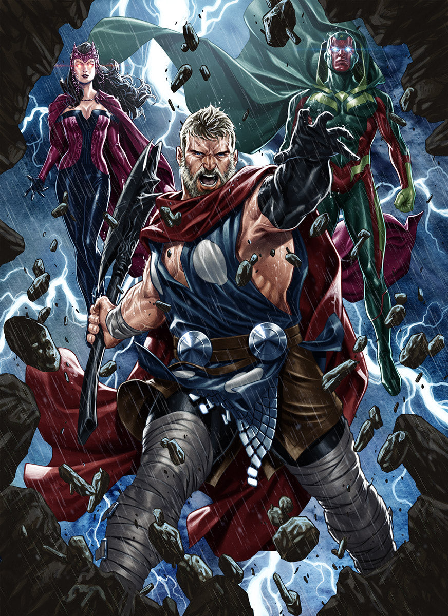 Mark Brooks: Thor, Scarlet Witch, Vision