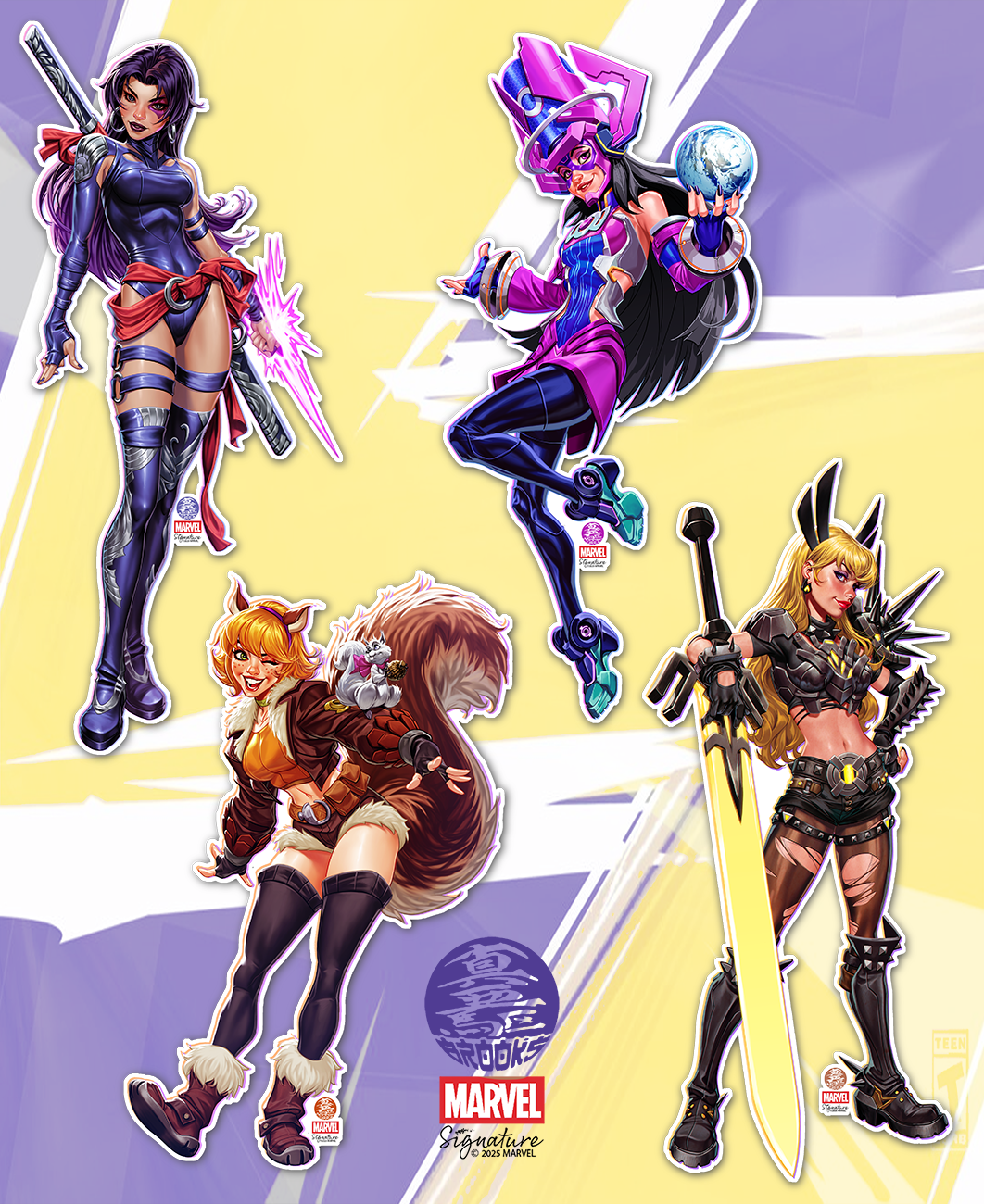 Marvel Signature Rivals Sticker Pack - Wave 1